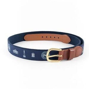 JULIAN’S Men’s UNC 'Icons' Ribbon Belt University of North Carolina Size 36